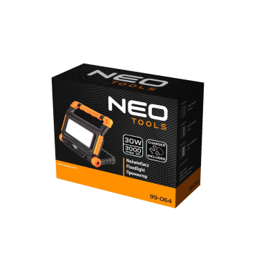 NEO įkraunamas prožektorius, galia - 30 W 1