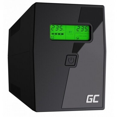 Nepertraukiamo maitinimo šaltinis (UPS) Green Cell UPS09, UPS Microsine 2000VA LCD