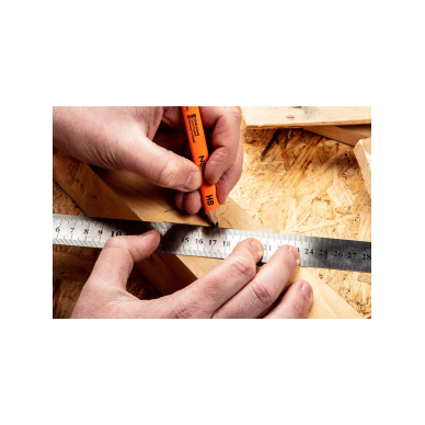 Nerūdijančio plieno liniuotė, 50 cm 1 Nerūdijančio plieno liniuotė, 50 cm 1