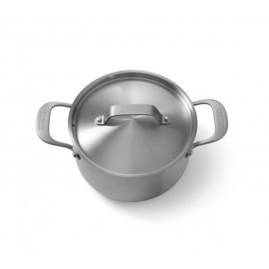 Nerūdijančio plieno puodas su dangčiu Skottsberg 3,3L 2 Nerūdijančio plieno puodas su dangčiu Skottsberg 3,3L 2