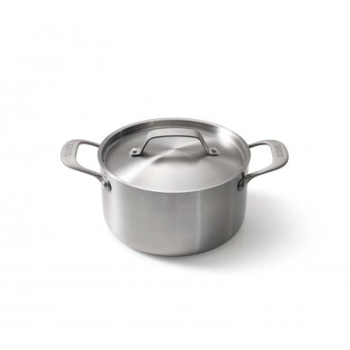 Nerūdijančio plieno puodas su dangčiu Skottsberg 3,3L Nerūdijančio plieno puodas su dangčiu Skottsberg 3,3L