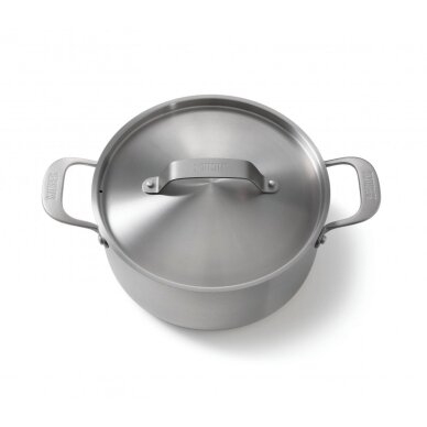 Nerūdijančio plieno puodas su dangčiu Skottsberg 4,75L 1 Nerūdijančio plieno puodas su dangčiu Skottsberg 4,75L 1