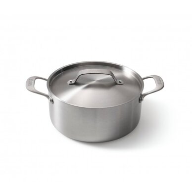 Nerūdijančio plieno puodas su dangčiu Skottsberg 4,75L Nerūdijančio plieno puodas su dangčiu Skottsberg 4,75L