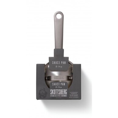 Nerūdijančio plieno puodas su rankena Skottsberg 0,1L 1 Nerūdijančio plieno puodas su rankena Skottsberg 0,1L 1