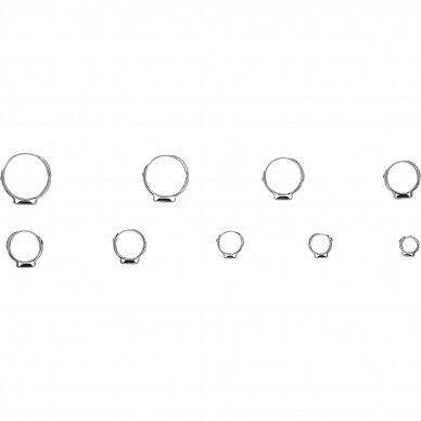 Nerūdijančio plieno žarnų sąvaržų asortimentas | Ø 5.8 - 21 mm | 170 vnt. (14115) 1 Nerūdijančio plieno žarnų sąvaržų asortimentas | Ø 5.8 - 21 mm | 170 vnt. (14115) 1