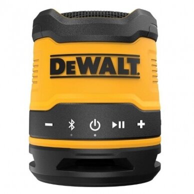Nešiojamas statybinis garsiakalbis DeWalt DCR009-XJ, USB-C, 5W 2 Nešiojamas statybinis garsiakalbis DeWalt DCR009-XJ, USB-C, 5W 2