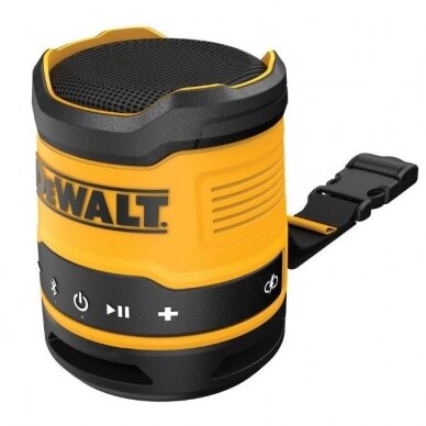 Nešiojamas statybinis garsiakalbis DeWalt DCR009-XJ, USB-C, 5W Nešiojamas statybinis garsiakalbis DeWalt DCR009-XJ, USB-C, 5W