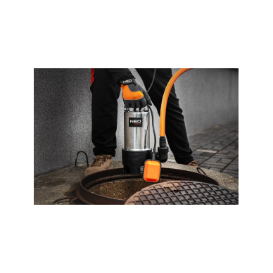 Nešvaraus vandens panardinamas siurblys NEO TOOLS 04-736, 1100W 3