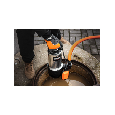Nešvaraus vandens panardinamas siurblys NEO TOOLS 04-736, 1100W 5 Nešvaraus vandens panardinamas siurblys NEO TOOLS 04-736, 1100W 5