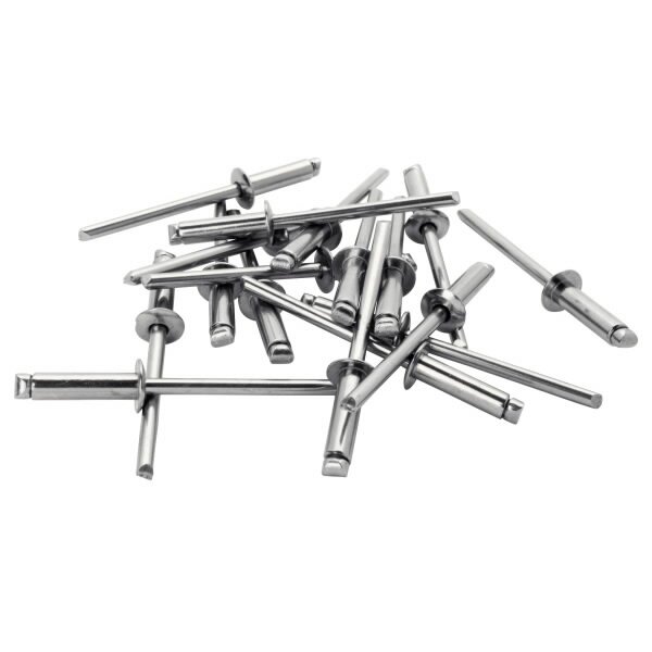Nerūdijančio plieno kniedės 4,8x18mm 50vnt + Drill C, Rapid 3 Nerūdijančio plieno kniedės 4,8x18mm 50vnt + Drill C, Rapid 3
