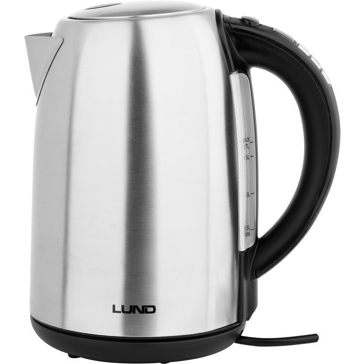 Nerūdijančio plieno virdulys Lund su temparatūros kontrole, 1,7l, 2200W 1 Nerūdijančio plieno virdulys Lund su temparatūros kontrole, 1,7l, 2200W 1