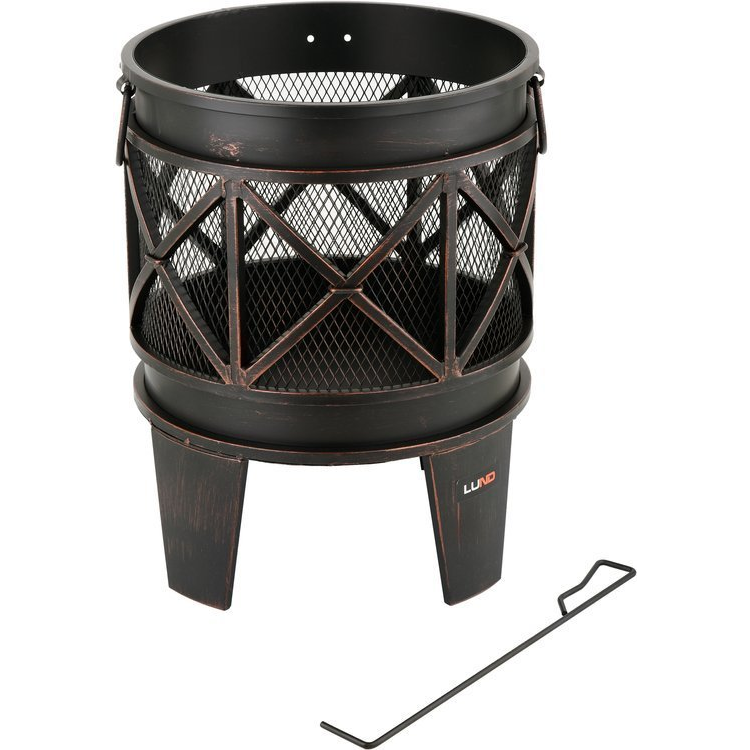 Nešiojamas židinys, laužavietė Lund 99702, 42 cm Nešiojamas židinys, laužavietė Lund 99702, 42 cm