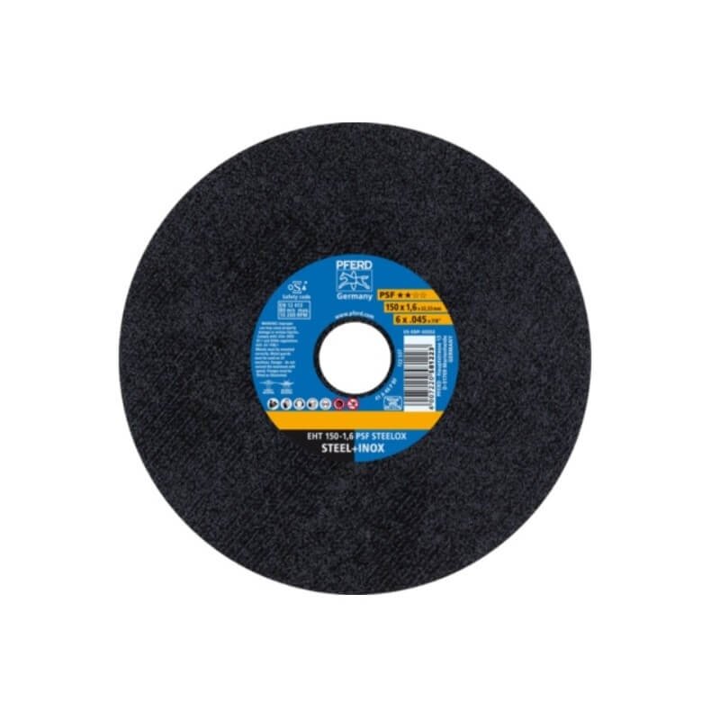 Nerūd. plieno pjovimo diskas PFERD EHT 150x1,6mm A46 P PSF-INOX 1 Nerūd. plieno pjovimo diskas PFERD EHT 150x1,6mm A46 P PSF-INOX 1