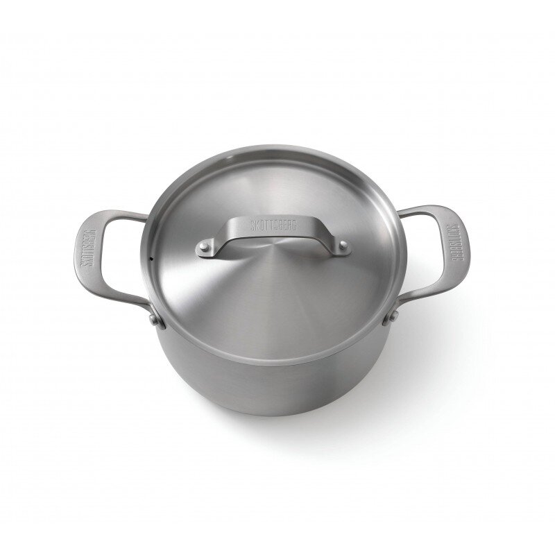 Nerūdijančio plieno puodas su dangčiu Skottsberg 3,3L 2