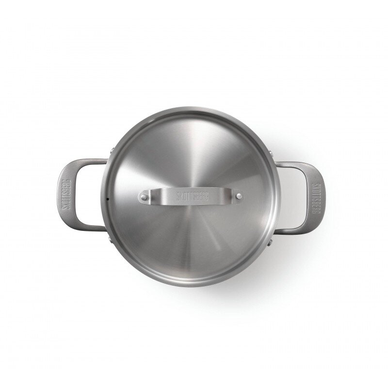 Nerūdijančio plieno puodas su dangčiu Skottsberg 3,3L 4 Nerūdijančio plieno puodas su dangčiu Skottsberg 3,3L 4