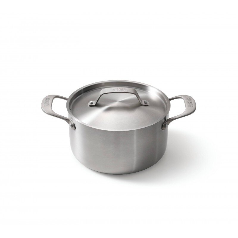 Nerūdijančio plieno puodas su dangčiu Skottsberg 3,3L