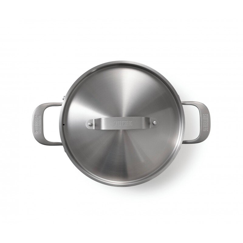 Nerūdijančio plieno puodas su dangčiu Skottsberg 4,75L 3 Nerūdijančio plieno puodas su dangčiu Skottsberg 4,75L 3