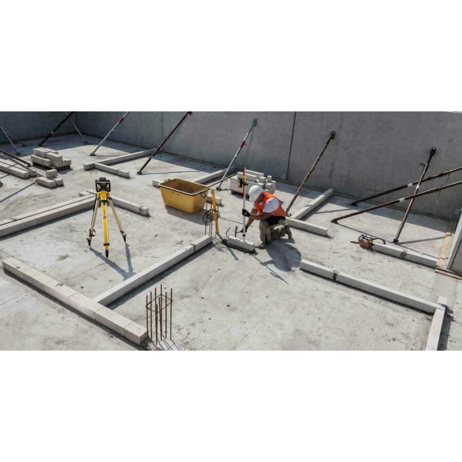 Nivelyras lazerinis rotacinis LAR160 + REC 160 RG, RED, Stabila 2