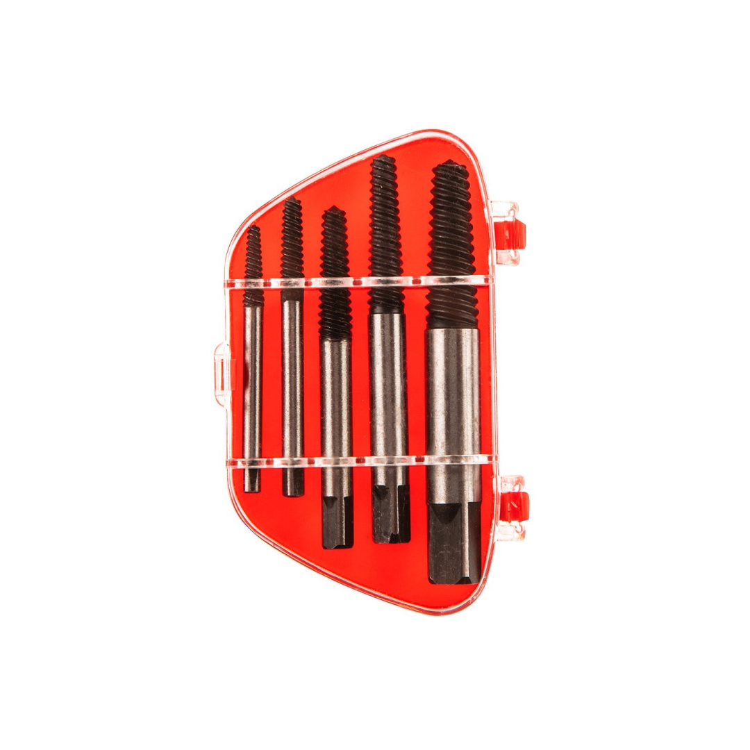 Nulūžusių varžtų išsukiklių komplektas, 5 vnt Nulūžusių varžtų išsukiklių komplektas, 5 vnt