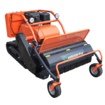 Nuotoliu valdomas mulčeris - žolės smulkintuvas AGROSSI-Pro RM-760V, 10 kW