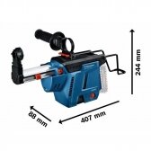 Nusiurbimo sistema Bosch GDE 18V-26 D SOLO; (be akum. ir pakrovėjo)