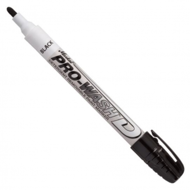 Nuplaunamas markeris, juodas 1 Nuplaunamas markeris, juodas 1