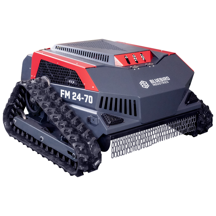 Nuotoliu valdoma žoliapjovė Blue Bird FM 24-70