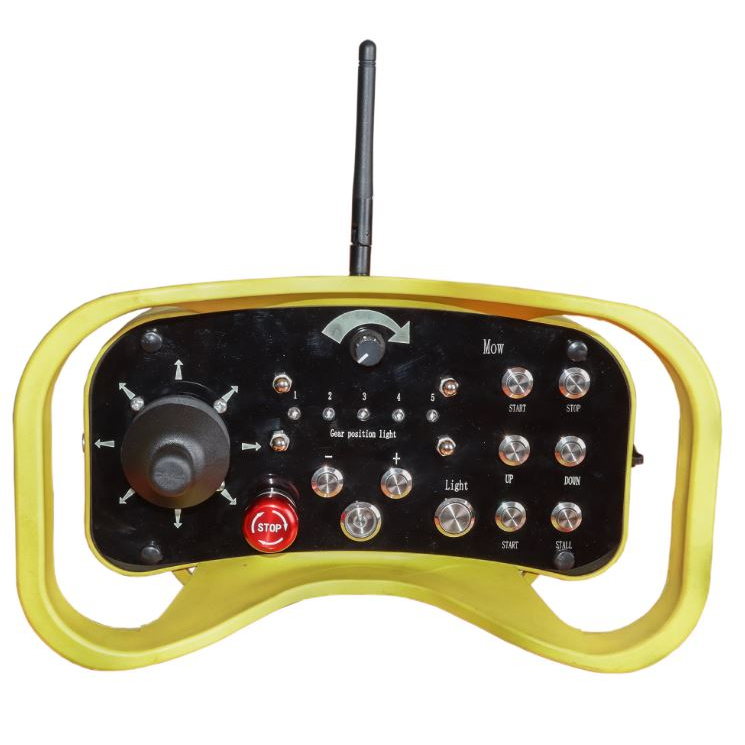 Nuotoliu valdomas mulčeris - žolės smulkintuvas AGROSSI-Pro RM-760V, 10 kW 3