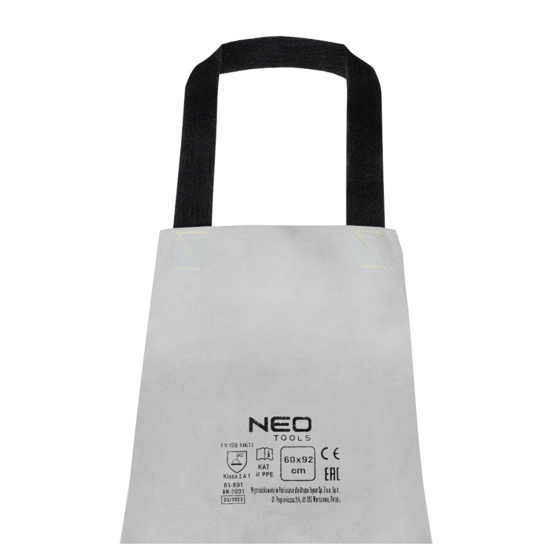 Odinė suvirinimo prijuostė 60 x 90 cm, medvilninės juostelės 7