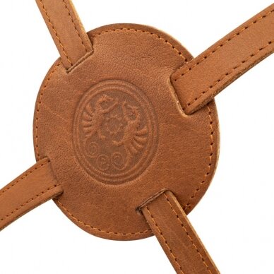 Odinė prijuostė Petromax Buff su kryžminiais nugaros diržais 2 Odinė prijuostė Petromax Buff su kryžminiais nugaros diržais 2