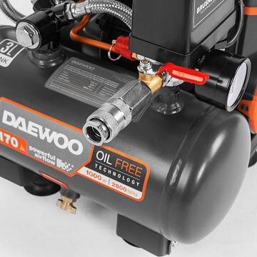 Oil Free Air Compressor DAEWOO DAC 250SV 7