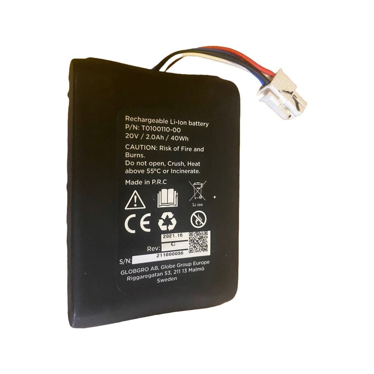 Akumuliatorius Greenworks R0100999-00, 20 V, 2 Ah