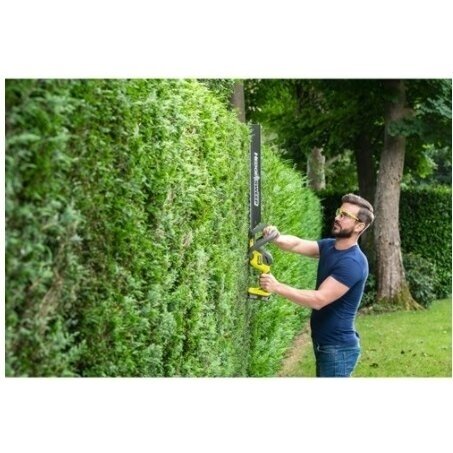 AKUMULIATORINĖS GYVATVORIŲ ŽIRKLĖS ONE+ 18V Ryobi RY18HT55A-140, 1x4Ah 2 AKUMULIATORINĖS GYVATVORIŲ ŽIRKLĖS ONE+ 18V Ryobi RY18HT55A-140, 1x4Ah 2