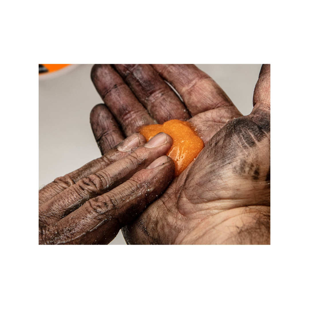 Oranžinis gelis, rankų plovimo pasta įsisenėjusiam purvui šalinti – 500 g indelis 2 Oranžinis gelis, rankų plovimo pasta įsisenėjusiam purvui šalinti – 500 g indelis 2