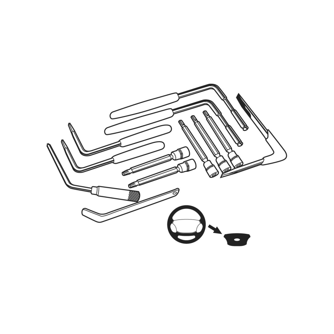 Oro pagalvės išmontavimo rinkinys 7 Oro pagalvės išmontavimo rinkinys 7
