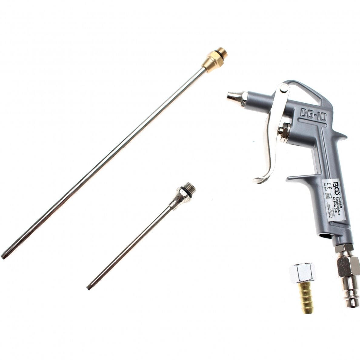Oro pūtimo pistoletas Bgs-technic su 3 priedais Oro pūtimo pistoletas Bgs-technic su 3 priedais