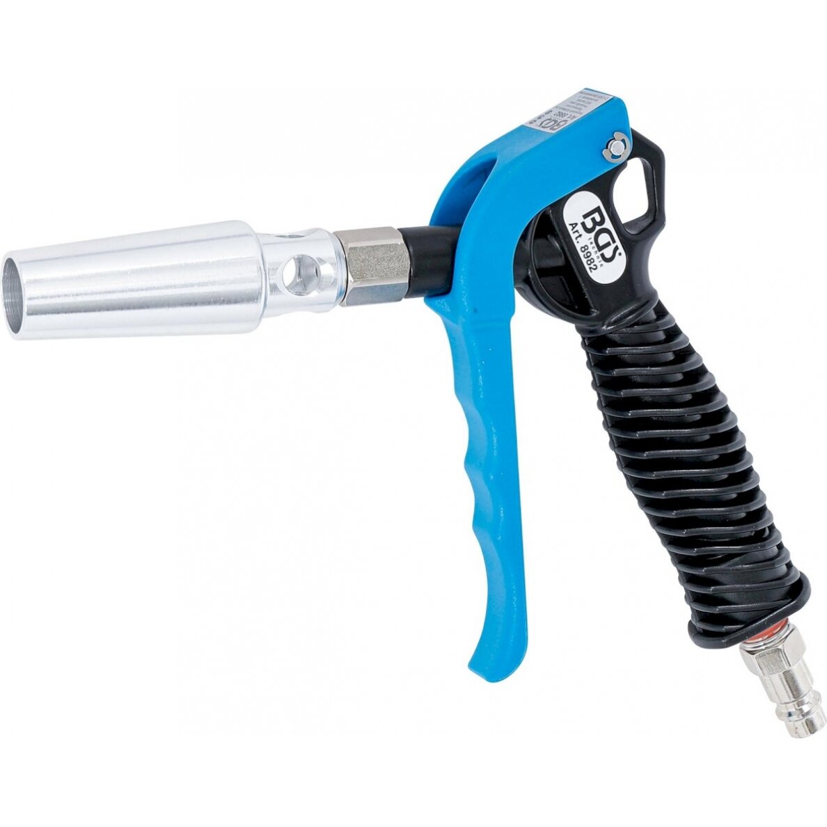 Oro pūtimo pistoletas su difuzoriumi / venturi purkštuku (8982) Oro pūtimo pistoletas su difuzoriumi / venturi purkštuku (8982)