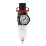 Oro filtras su manometru 1/4'', HOGERT HT4R871 Oro filtras su manometru 1/4'', HOGERT HT4R871