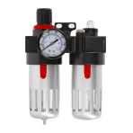 Oro srauto reguliatorius su tepaline 1/4", HOGERT HT4R875 Oro srauto reguliatorius su tepaline 1/4", HOGERT HT4R875