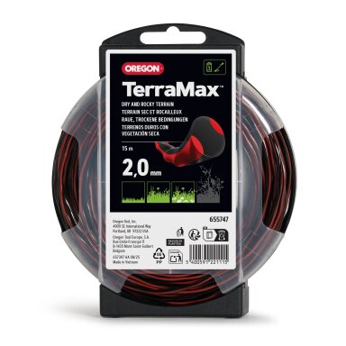 Oregon Terramax pjovimo valas 2,0mm/15m Oregon Terramax pjovimo valas 2,0mm/15m