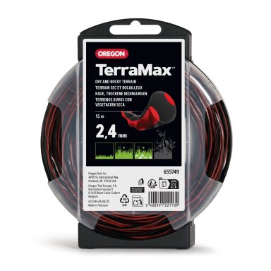 Oregon Terramax pjovimo valas 2,4mm/15m Oregon Terramax pjovimo valas 2,4mm/15m