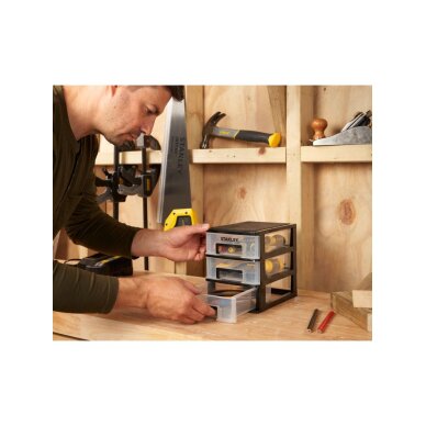 Organaizeris su stalčiukais 21,7x19x15,1 cm 2 Organaizeris su stalčiukais 21,7x19x15,1 cm 2