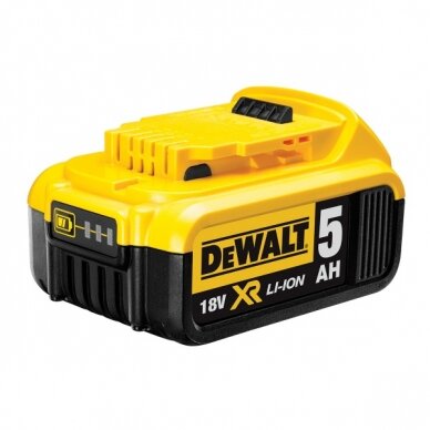 Akumuliatorius DeWALT DCB184, 18V, 5.0Ah XR Li-Ion (originalus) 2 Akumuliatorius DeWALT DCB184, 18V, 5.0Ah XR Li-Ion (originalus) 2