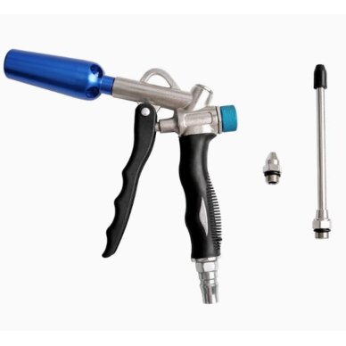 Orinis nupūtėjas su oro srauto reguliatoriumi Orinis nupūtėjas su oro srauto reguliatoriumi