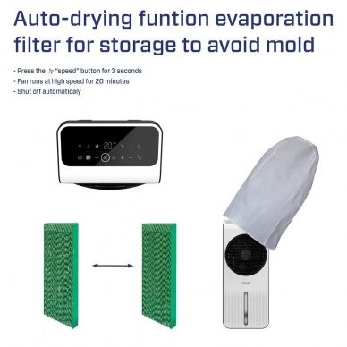 Oro drėkintuvas Clean Air CA-104 8