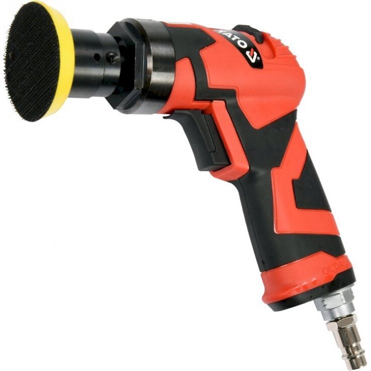 Orinis kampinis šlifuoklis / poliruoklis | 2,5 mm / padas 50 mm (YT-09730) Orinis kampinis šlifuoklis / poliruoklis | 2,5 mm / padas 50 mm (YT-09730)