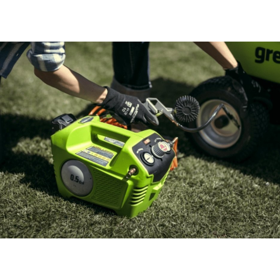 Akumuliatorinis oro kompresorius Greenworks G24AC, 24 V, (tik įrankis) 3