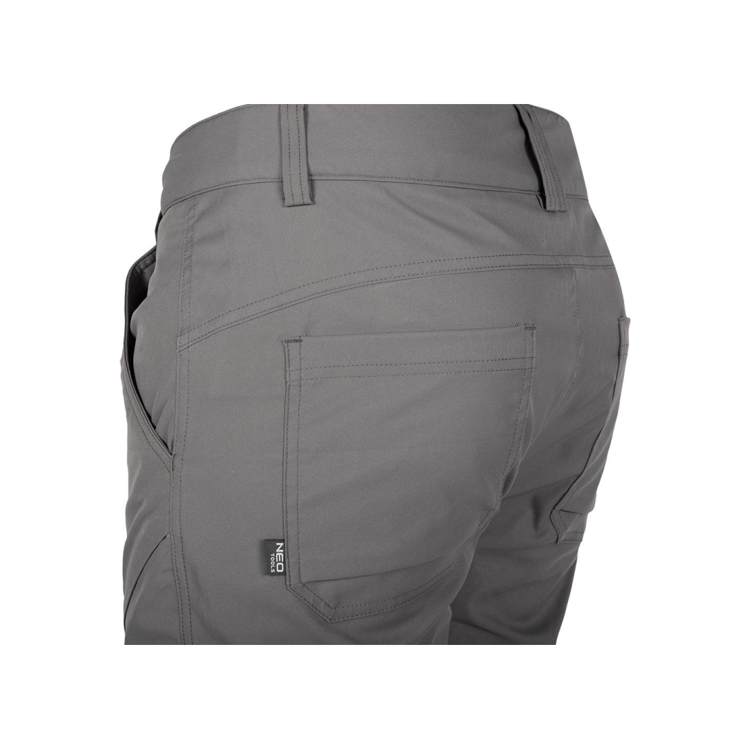 OUTDOOR darbinės kelnės, 4 krypčių, pilkos, dydis XXXL 6