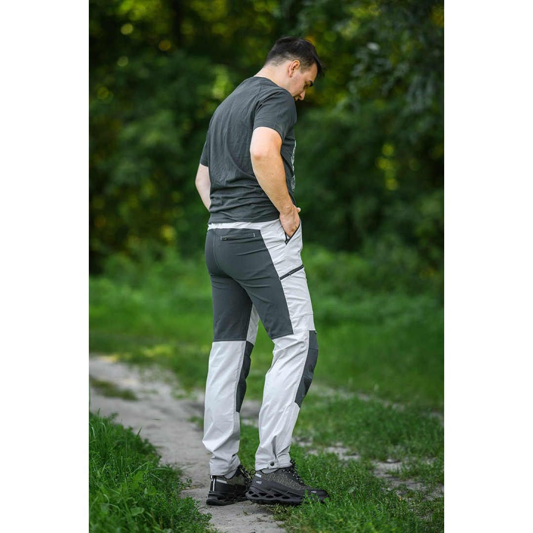 OUTDOOR darbinės kelnės, 4 krypčių, šviesios, dydis S 3