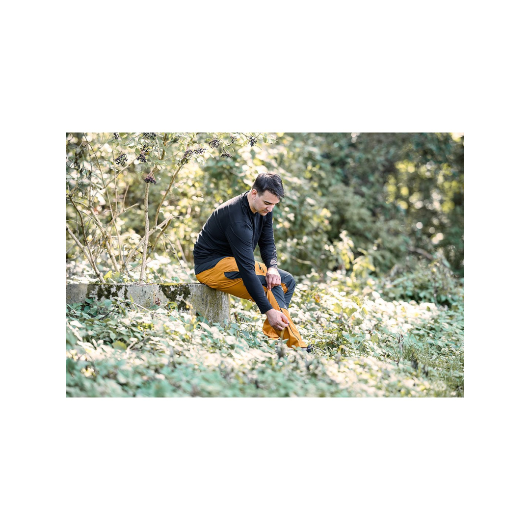 OUTDOOR darbinės kelnės, 4 kryptimis, garstyčių spalvos, dydis L 3 OUTDOOR darbinės kelnės, 4 kryptimis, garstyčių spalvos, dydis L 3